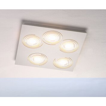 Bopp GALAXY COMFORT Ceiling Light LED aluminium, 5-light sources