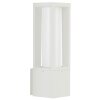 Albert 213 outdoor wall light white, 1-light source