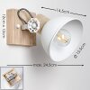 Orny Wall Light Light wood, 1-light source