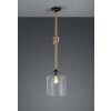 Trio JUDITH pendant light brown, black, 1-light source