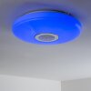 HEMLO Ceiling Light LED white, 1-light source, Remote control, Colour changer