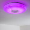 HEMLO Ceiling Light LED white, 1-light source, Remote control, Colour changer