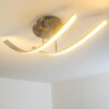 Aranu Ceiling Light LED stainless steel, matt nickel, 2-light sources