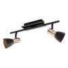 Eglo BARNHAM ceiling spotlight copper, black, 2-light sources