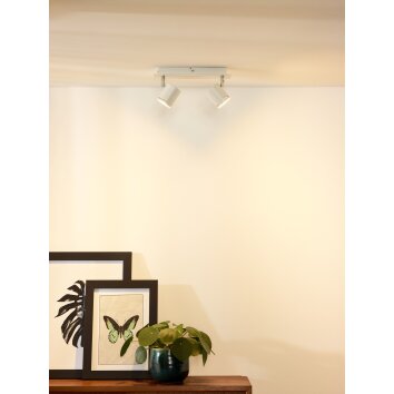 Lucide RILOU ceiling spotlight white, 2-light sources