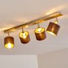 TIBRO Ceiling Light brass, matt nickel, 4-light sources
