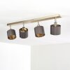 TIBRO Ceiling Light brass, matt nickel, 4-light sources