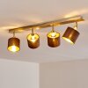 TIBRO Ceiling Light brass, matt nickel, 4-light sources