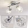 KALIPURO Ceiling light chrome, 2-light sources