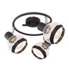 Globo GRIDDY Spotlight black, 3-light sources