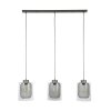 HOEFHAVEN Pendant Light brushed steel, 3-light sources