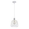 Trio Sanna pendant light chrome, white, 1-light source