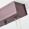 Airolo Pendant Light LED brown, 3-light sources