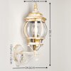 Lentua Outdoor Wall Light gold, white, 1-light source
