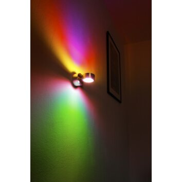 Indore wall light LED aluminium, 2-light sources