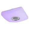 Globo SQUARE Ceiling light LED white, 1-light source, Remote control, Colour changer
