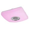 Globo SQUARE Ceiling light LED white, 1-light source, Remote control, Colour changer