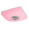 Globo SQUARE Ceiling light LED white, 1-light source, Remote control, Colour changer