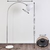 Tipitapa Floor Lamp matt nickel, 1-light source