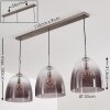 Pendant Light Taastrup matt nickel, 3-light sources