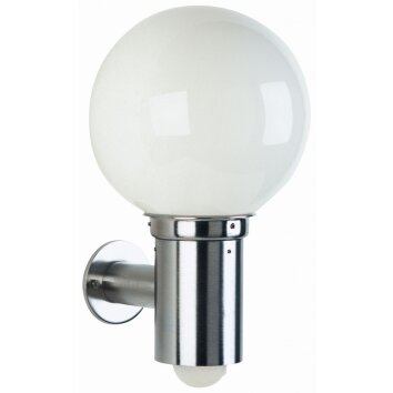 Albert 224 outdoor wall light stainless steel, 1-light source, Motion sensor