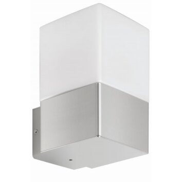 Lcd Falkenstein wall light stainless steel, 1-light source