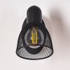 MALAWI Wall Light black, 1-light source