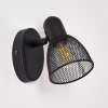 MALAWI Wall Light black, 1-light source