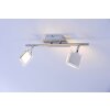 Leuchten Direkt Tony Ceiling Light LED chrome, matt nickel, 2-light sources