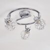 KALIPURO Ceiling light chrome, 3-light sources