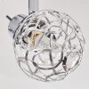 KALIPURO Ceiling light chrome, 3-light sources