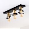 Alvesta Ceiling Light gold, brass, black, 3-light sources