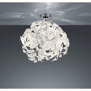 Reality LEAVY ceiling light chrome, 1-light source