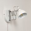 Saxon Wall Light white, 1-light source