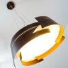 Novara hanging light brown, 3-light sources