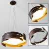 Novara hanging light brown, 3-light sources