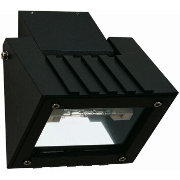 Albert 2110 outdoor wall light black, 1-light source