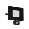 Eglo FAEDO Outdoor Wall Light LED black, 1-light source, Motion sensor