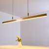 Airolo Pendant Light LED brass, 3-light sources