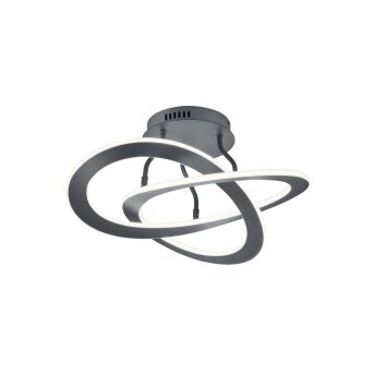 Trio OAKLAND Ceiling Light LED anthracite, 1-light source