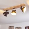 SVANFOLK Ceiling Light brown, black, white, 3-light sources