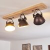SVANFOLK Ceiling Light brown, black, white, 3-light sources