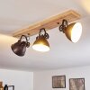 SVANFOLK Ceiling Light brown, black, white, 3-light sources