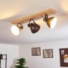 SVANFOLK Ceiling Light brown, black, white, 3-light sources