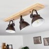 SVANFOLK Ceiling Light brown, black, white, 3-light sources