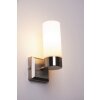 Globo SPACE wall light stainless steel, matt nickel, white, 1-light source