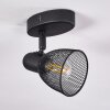 MALAWI Wall Light black, 1-light source