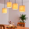 SHIBURG Pendant Light Light wood, 4-light sources