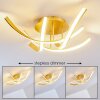 Aranu Ceiling Light LED gold, 4-light sources