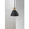 Design For The People by Nordlux STRAP Pendant Light black, 1-light source